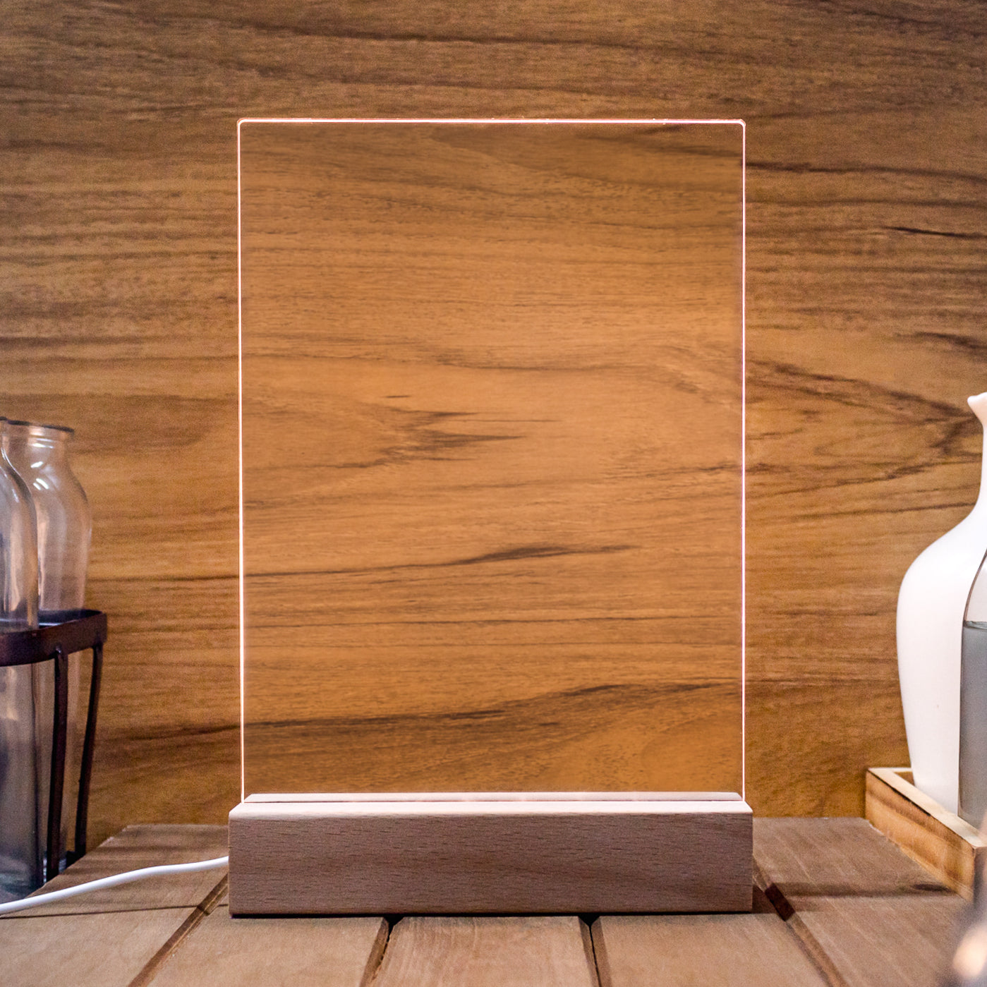Custom LED Acrylic Light Stands – Globo Product Options