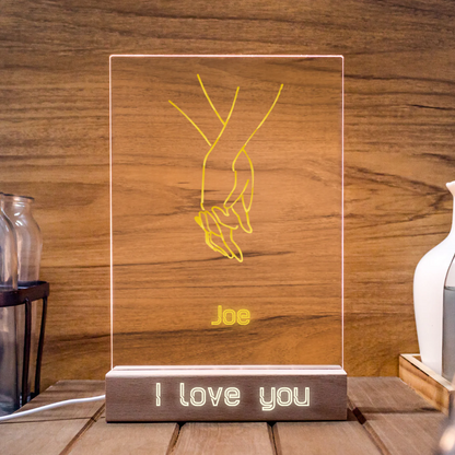 Custom LED Acrylic Light Stands